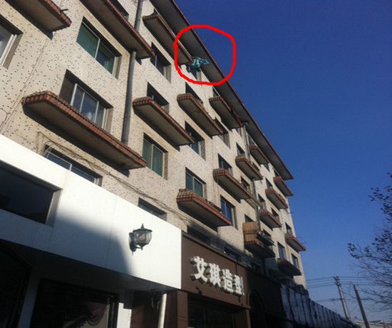 樓上“天女散花”垃圾滿天飛