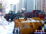 營(yíng)口市:環(huán)衛(wèi)部門(mén)搬雪山